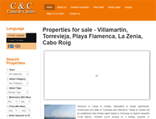 Tablet Screenshot of casasncastles.com